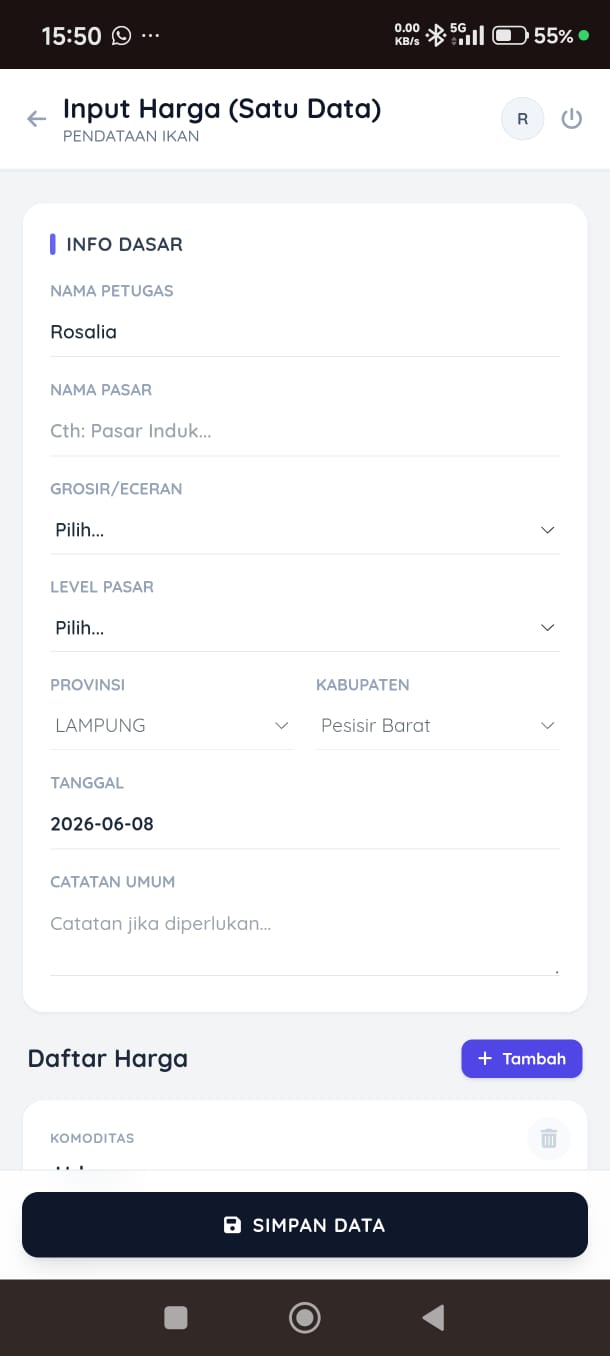 Header Form