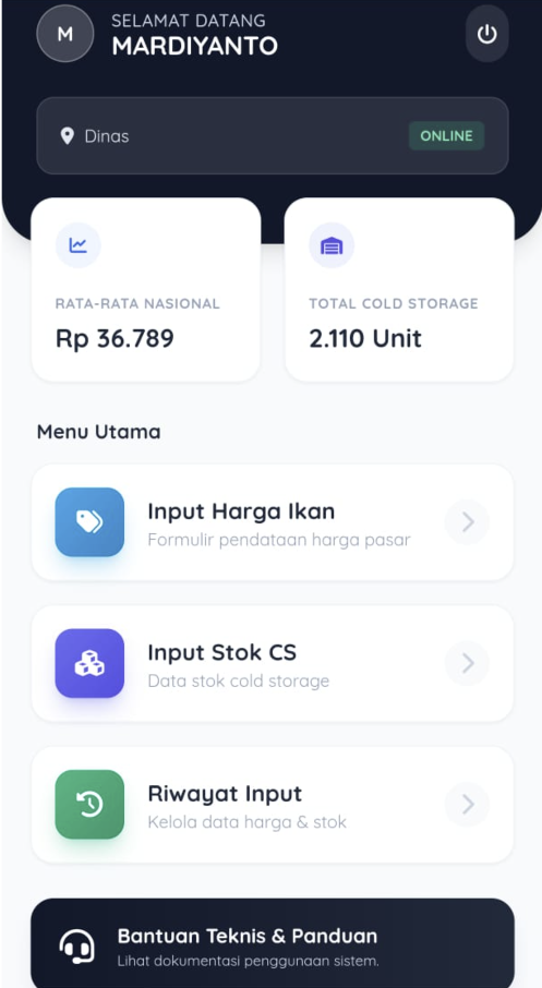 Dashboard Mobile